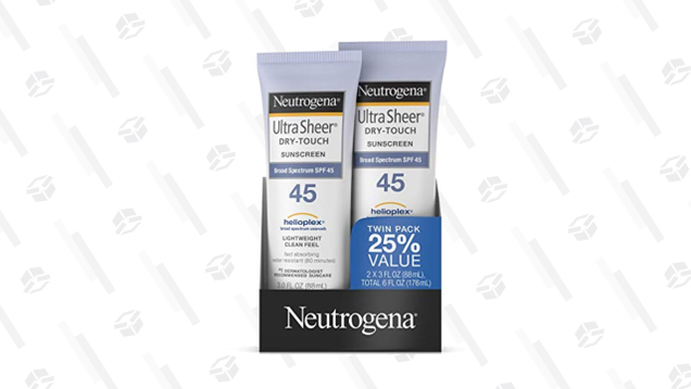 Neutrogena Ultra Sheer Dry-Touch SPF 45 Sunscreen | $8 | Amazon | Clip $3 coupon